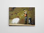Wallity Lienzo de Banksy 70 x 100 cm